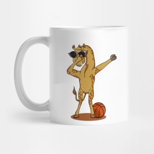 'Dabbing Giraffe Basketball' Funny Dabbing Gift Mug